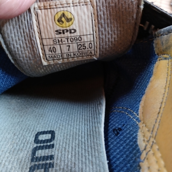 SHIMANO. men's 2 bolt RACING CYCLING SHOES SH-T 092 EURO 40  US SIZE 7. 207pm - Picture 4 of 8